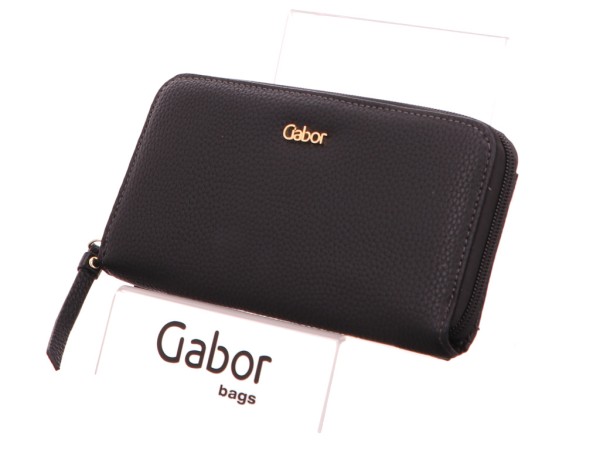 Bild 1 - Gabor Bags GELA, Long zip wallet XL, dark